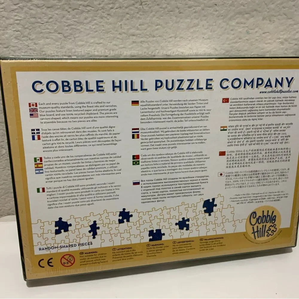 Cobble Hill Wolves by Moonlight 1000 Piece Puzzle new in box